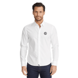 Embroidered Las Cases Wrinkle-Free Long Sleeve Shirt - Mens