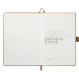 Custom 5.5" x 8.5" Washable Kraft Stone Bound JournalBook