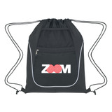 Custom Drawstring Sports Pack With Dual Pockets 3053