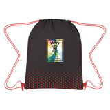 Custom Connect The Dots Non-Woven Drawstring Bag 3376