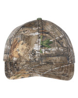 Custom Embroidered Camo Cap with American Flag Undervisor - CWF315