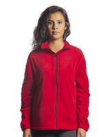 Embroidered Women's Fleece Full-Zip Jacket - 5061