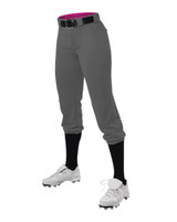 Embroidered Girls' Belted Speed Premium Fastpitch Pants - 615PSG