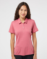Embroidered Women's Heathered Polo - A241