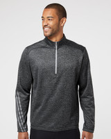 Custom Brushed Terry Heathered Quarter-Zip Pullover - A284