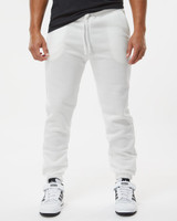 Embroidered Fleece Joggers - 8800