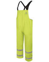 Embroidered Hi-Visibility Flame-Resitant Rain Bib Overall - 13 oz. - BXN6