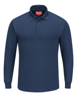 Embroidered Long Sleeve Performance Knit Polo - SK6L