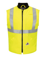 Embroidered Hi Vis Insulated Vest with Reflective Trim - CoolTouch®2 - VMS4HV