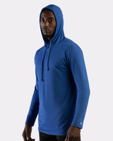 Custom Tri-Blend Surplice Hooded Long Sleeve T-Shirt - 4905