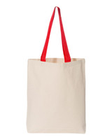 11L Canvas Tote with Contrast-Color Handles - Q4400