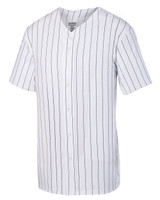 Custom Pinstripe Full Button Baseball Jersey - 1685