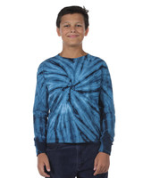 Custom Youth Cyclone Tie-Dyed Long Sleeve T-Shirt - 24BCY