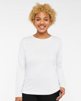 Custom Women's Long Sleeve Premium Jersey Tee - 3588