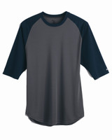 Custom B-Core Three-Quarter Sleeve Baseball T-Shirt - 4133