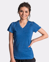 Custom Women’s Triblend Performance V-Neck Short Sleeve T-Shirt - 4962