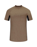 Custom Short Sleeve FR Two-Tone Base Layer with Concealed Chest Pocket- EXCEL FR - MPS4