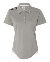 Embroidered Women's 3-Stripes Shoulder Polo - A235