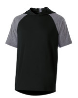 Custom Echo Hooded Short Sleeve Pullover - 222545