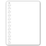 Custom Memo Board 8 1/2 x 11 w/ Rem Adh LM22Z