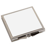 Custom Square Metal Compact Mirror MR10