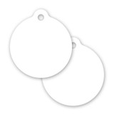 Custom Plastic Circle Keytag PSK21