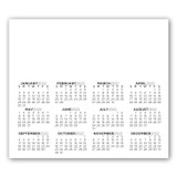 Custom Power Magnet Calendar PW02