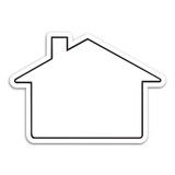 Custom Large House Magnet S126B