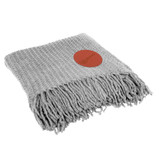 Custom Chunky Knit Blanket With Fringe 8013