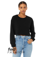 Custom FWD Fashion Women's Crop Long Sleeve Tee - 6501