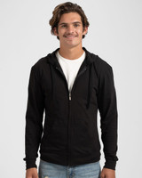 Custom Unisex Beach Full-Zip Hooded Long Sleeve T-Shirt - 260
