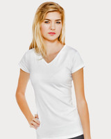 Custom Women's V-Neck T-Shirt - A18