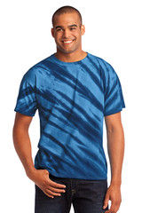Custom Port & Company - Tiger Stripe Tie-Dye Tee. PC148
