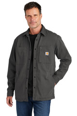Embroidered Carhartt Rugged Flex Fleece-Lined Shirt Jac CT105532