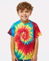 Custom Toddler Spiral Tie-Dyed T-Shirt - 330MS