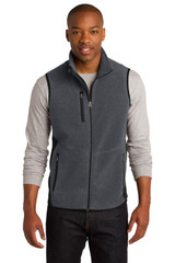 Embroidered Port Authority R-Tek Pro Fleece Full-Zip Vest. F228