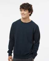 Custom Ripple Fleece Raglan Crewneck Sweatshirt - 8707