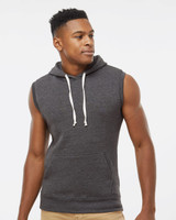 Custom Triblend Sleeveless Hooded Sweatshirt - 8877