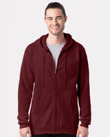 Custom Ultimate Cotton® Full-Zip Hooded Sweatshirt - F280