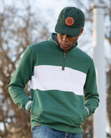 Custom Ivy League Fleece Colorblocked Quarter-Zip Sweatshirt - 229565