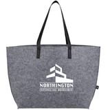 Custom THE GOODS™ Recycled Felt Shoulder Tote