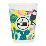 Custom 16 Oz. Full Color Frost Flex Stadium Cup 55921