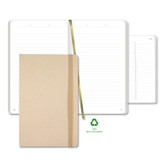 Custom Castelli Carapace Medio Lined Recycled White Page Journal QG1MK