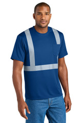 Embroidered CornerStone Enhanced Visibility Segmented Tape Tee CS206