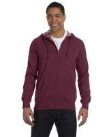 Custom Heathered Full-Zip Hooded Sweatshirt - EC5680