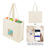 Custom Aware™ 4 Oz. Recycled Cotton Tote Bag 3258