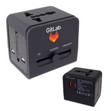 Custom 20W Universal Travel Adapter With Type-C 25329