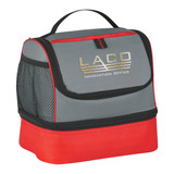 Custom Two Compartment Lunch Pail Bag 3513