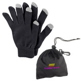 Custom Touch Screen Gloves In Pouch 2950