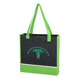 Custom Non-Woven Accent Tote Bag 3345